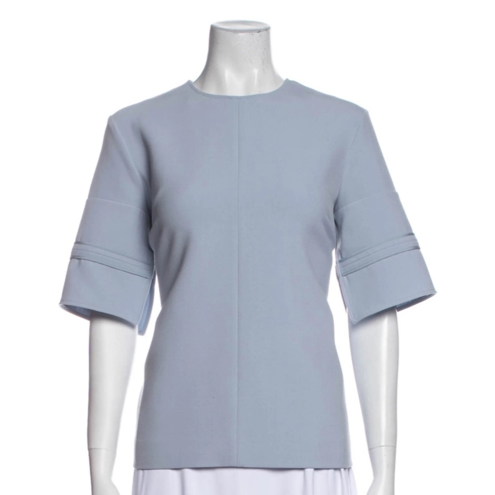 Victoria Beckham Short Sleeve Crewneck Top Size 4